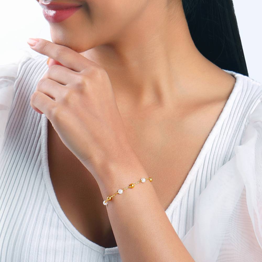 Golden Pearl Shine Bracelet : BR01259
