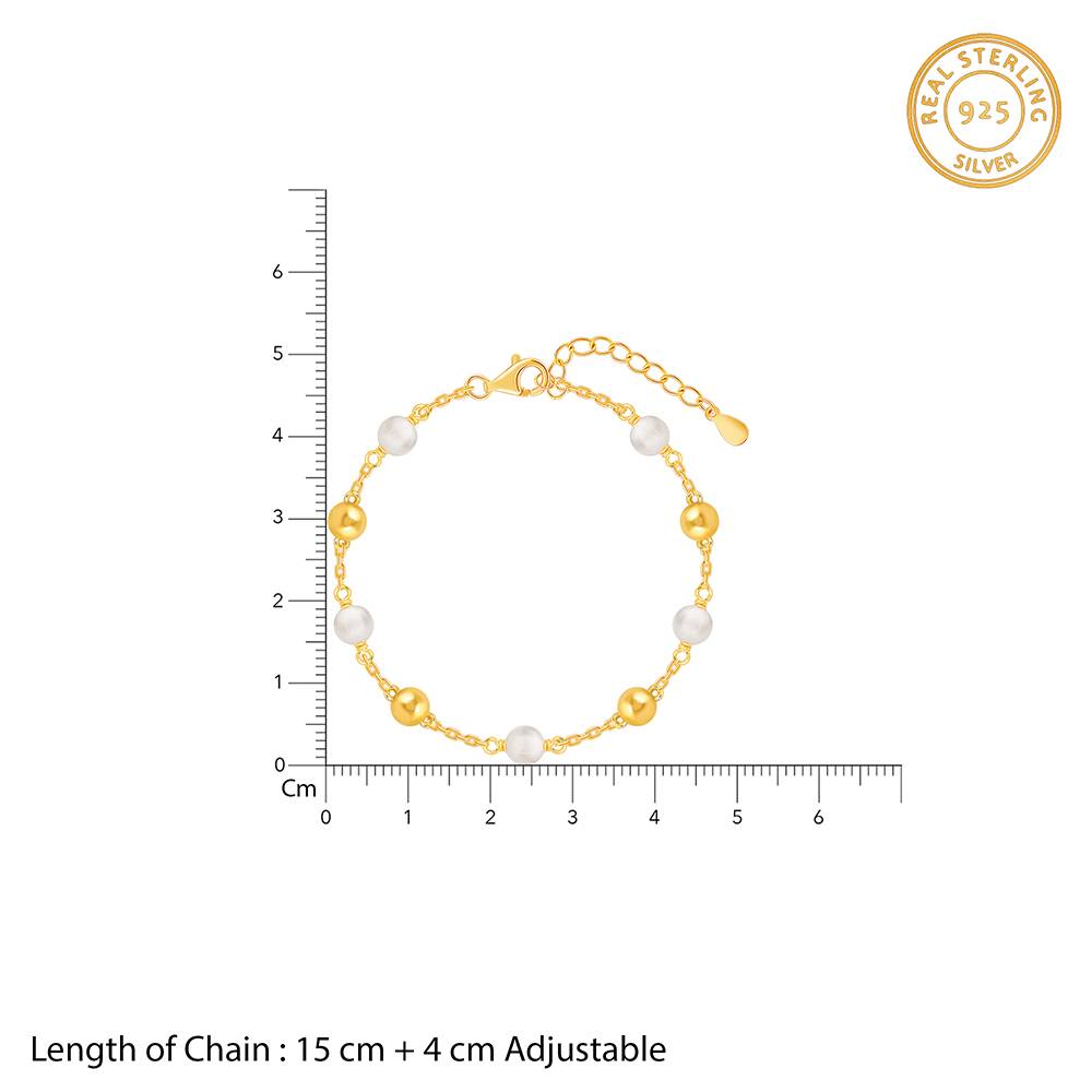 Golden Pearl Shine Bracelet : BR01259