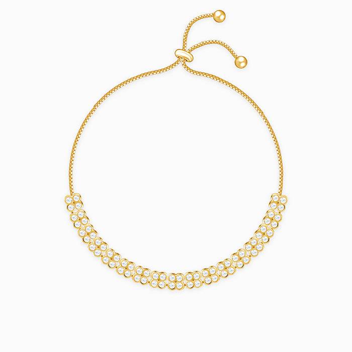 Giva 925 Silver Golden Emma Bracelet : BR01295