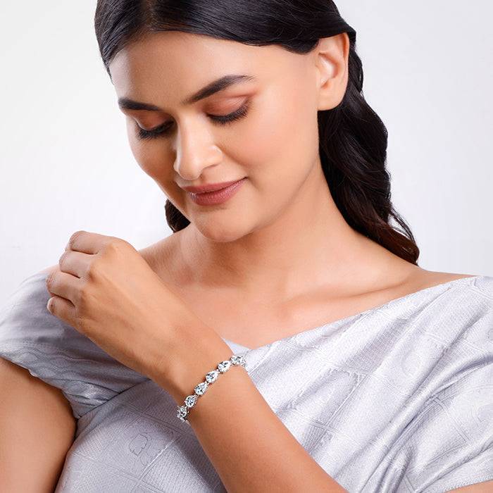 Giva 925 Silver Sally Bracelet, Adjustable : BR01296