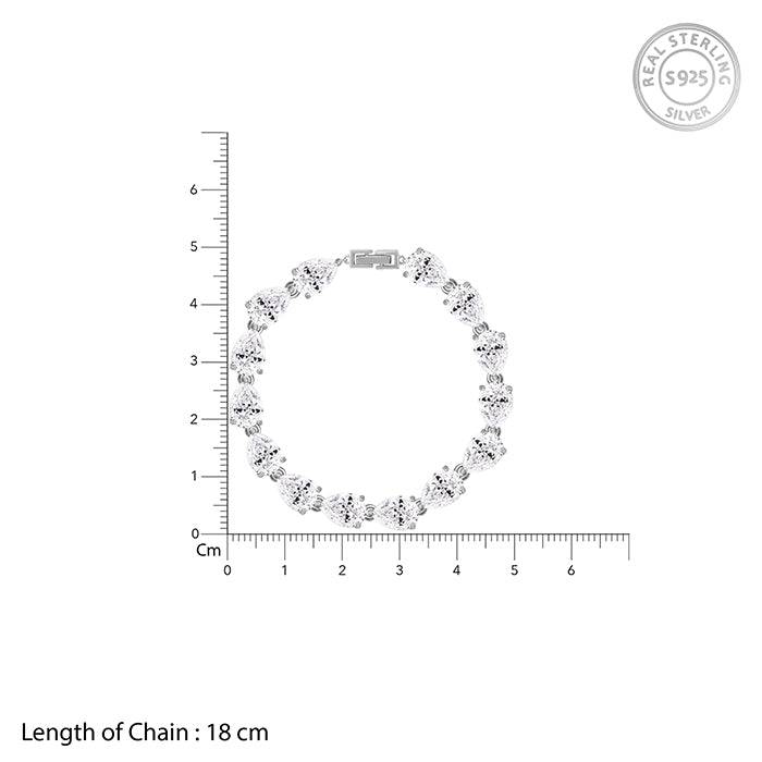 Giva 925 Silver Sally Bracelet, Adjustable : BR01296