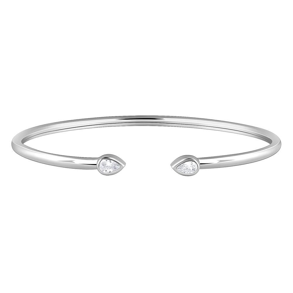 925 Silver Aurora Cuff Bracelet : BR01298