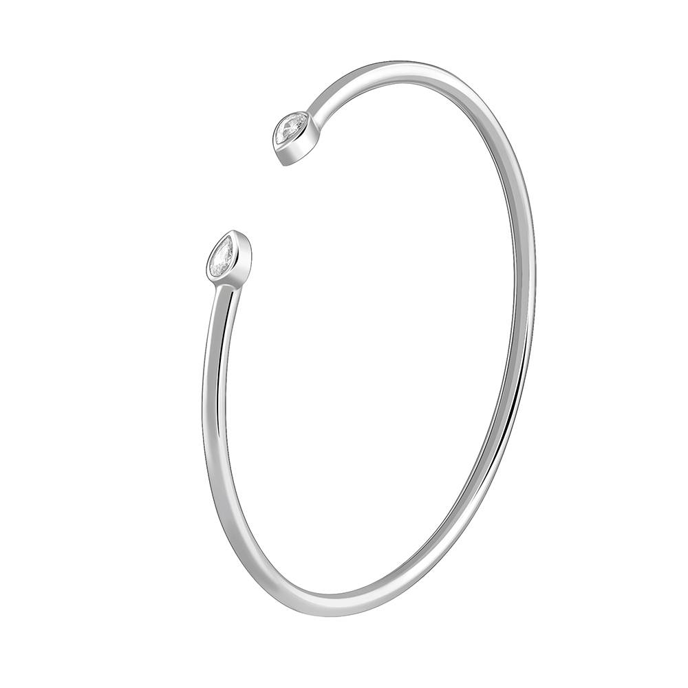 925 Silver Aurora Cuff Bracelet : BR01298