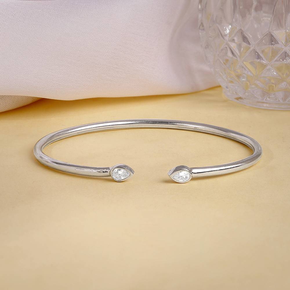 925 Silver Aurora Cuff Bracelet : BR01298