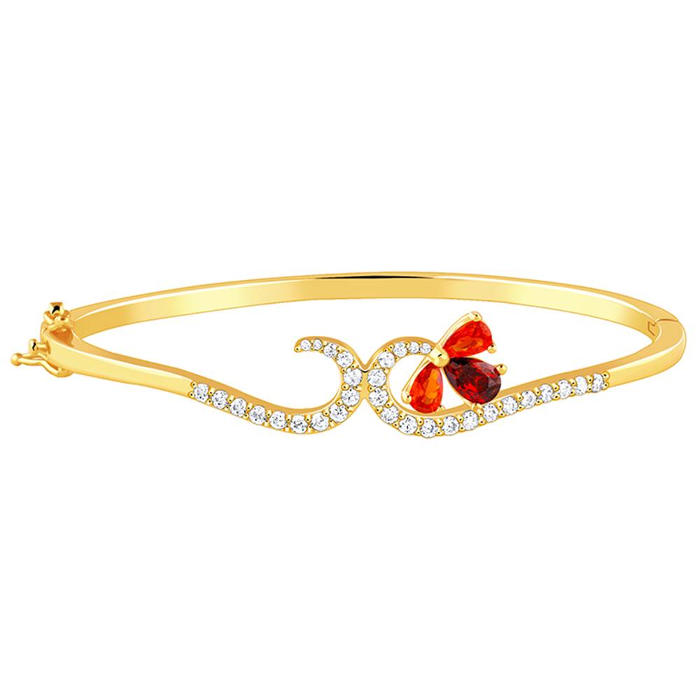 Golden Aurora Bangle Bracelet, Adjustable | Gifts For Women And Girls : BR01306