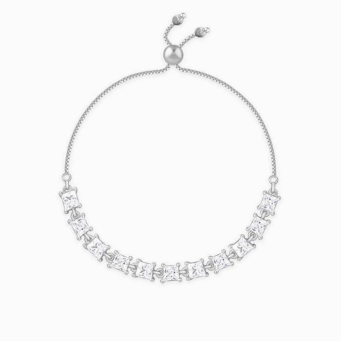 925 Silver Noir Glow Bracelet, Adjustable | Gifts For Women And Girls : BR01359