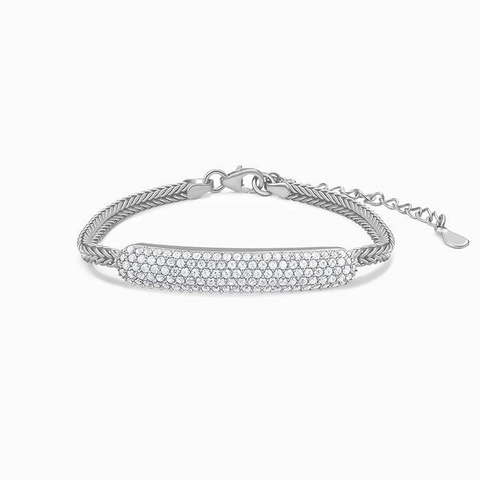 925 Silver Bar Of Light Bracelet, Adjustable | Gifts For Women And Girls : BR01360
