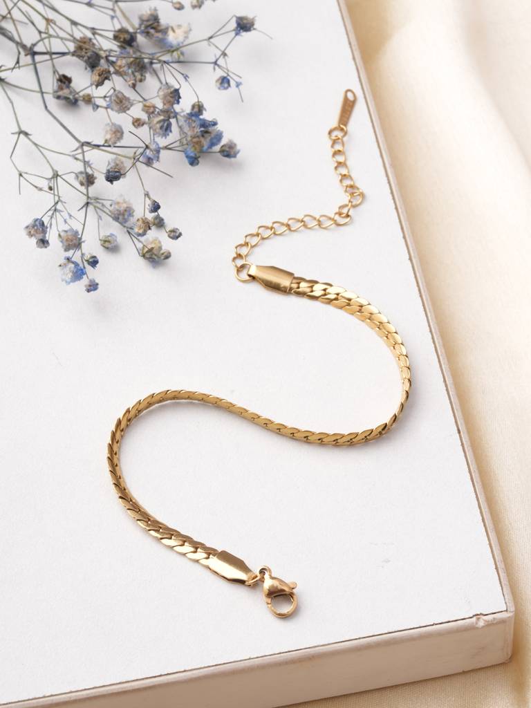 Flat Serpent Flow Bracelet For Women : BR0173