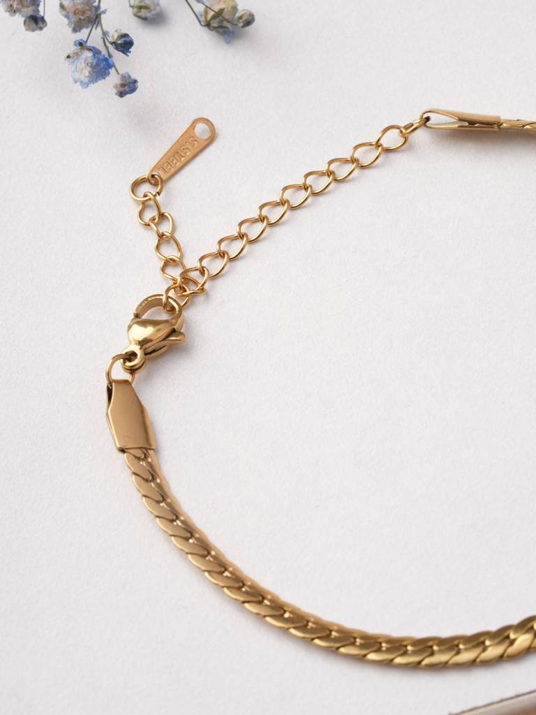 Flat Serpent Flow Bracelet For Women : BR0173