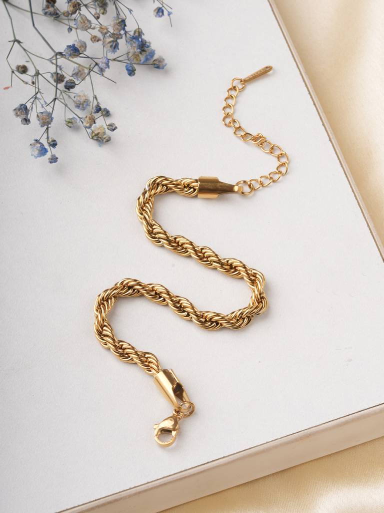 Bold Rope Chain Bracelet For Women : BR0246