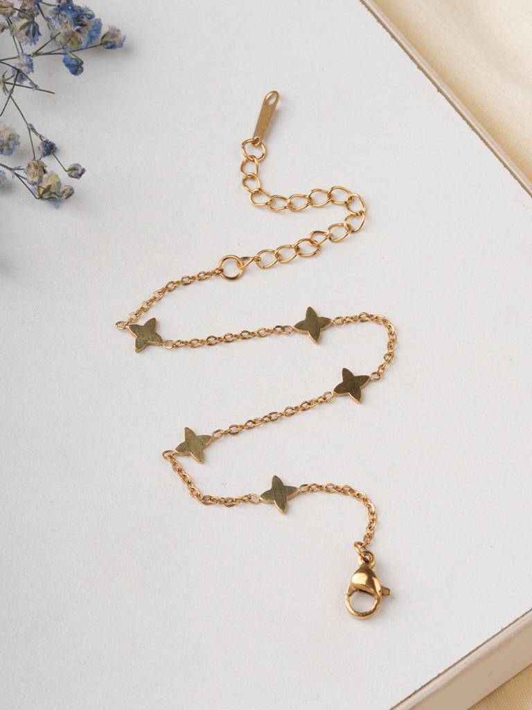 Minimal Starlight Station Bracelet For Women : BR0247