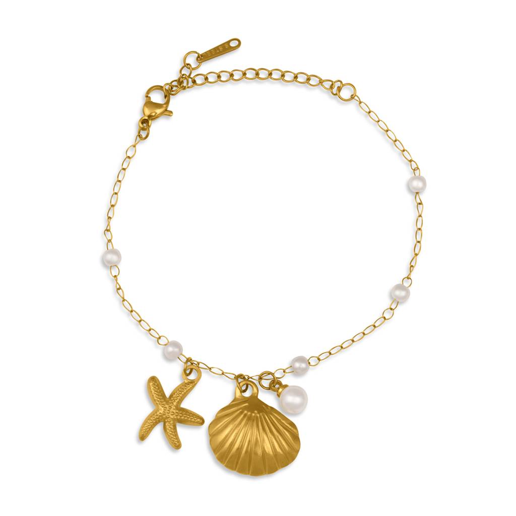 Ocean Royale Shell & Star Bracelet For Women : BR0266
