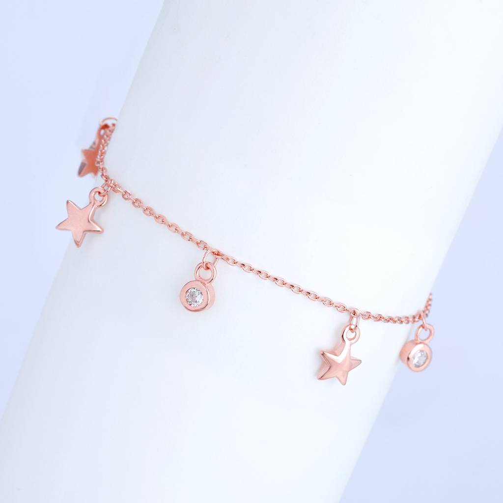 Rose Gold Zircon Marvel Bracelet : BR0271