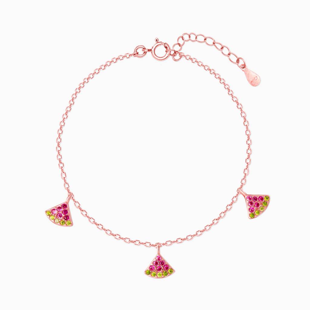 Rose Gold Quirky Watermelon Bracelet : BR0272