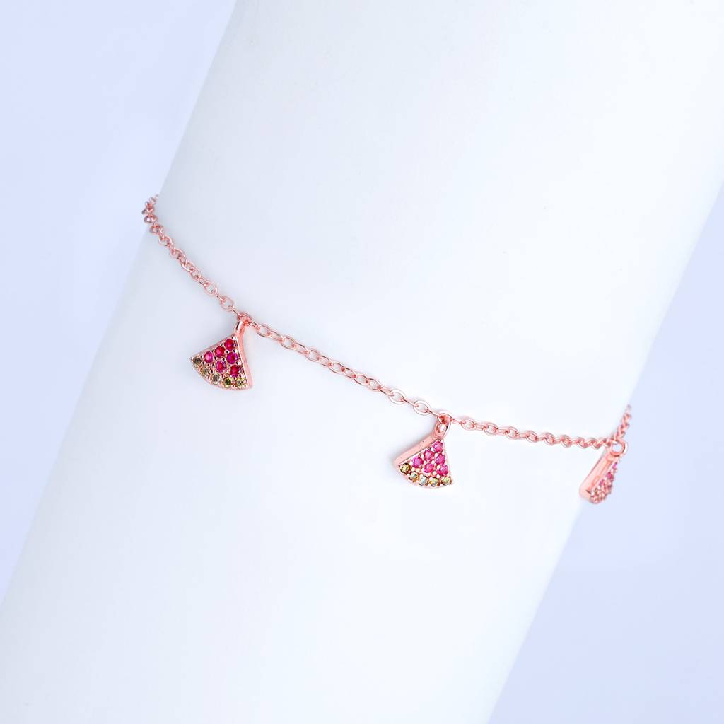 Rose Gold Quirky Watermelon Bracelet : BR0272