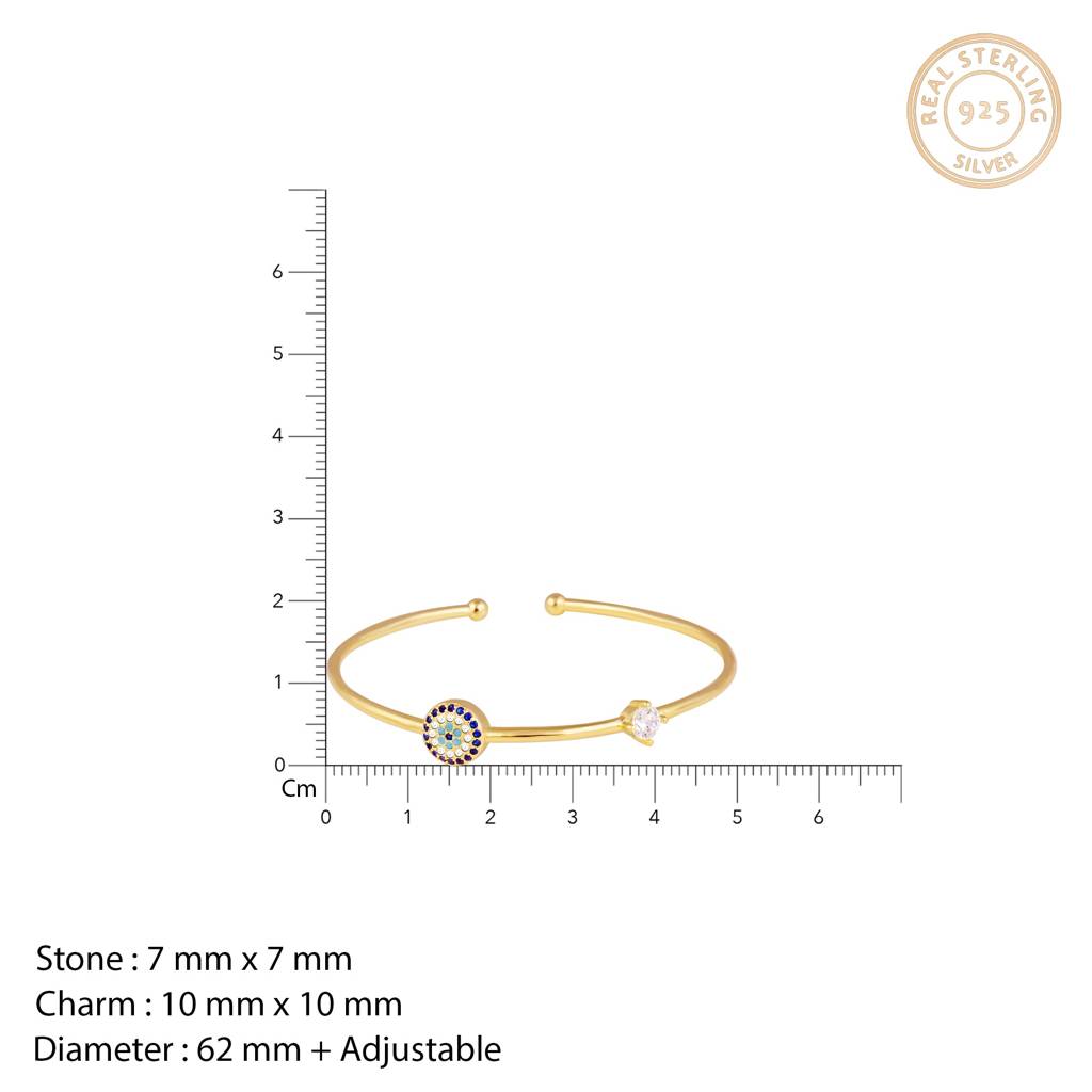 Golden Sun Zircon Bracelet : BR0273