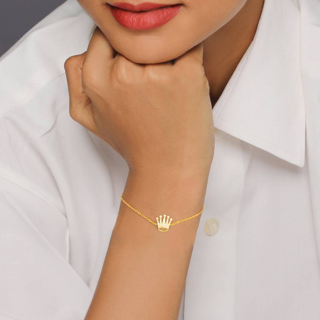 The Golden Crown Bracelet : BR0277