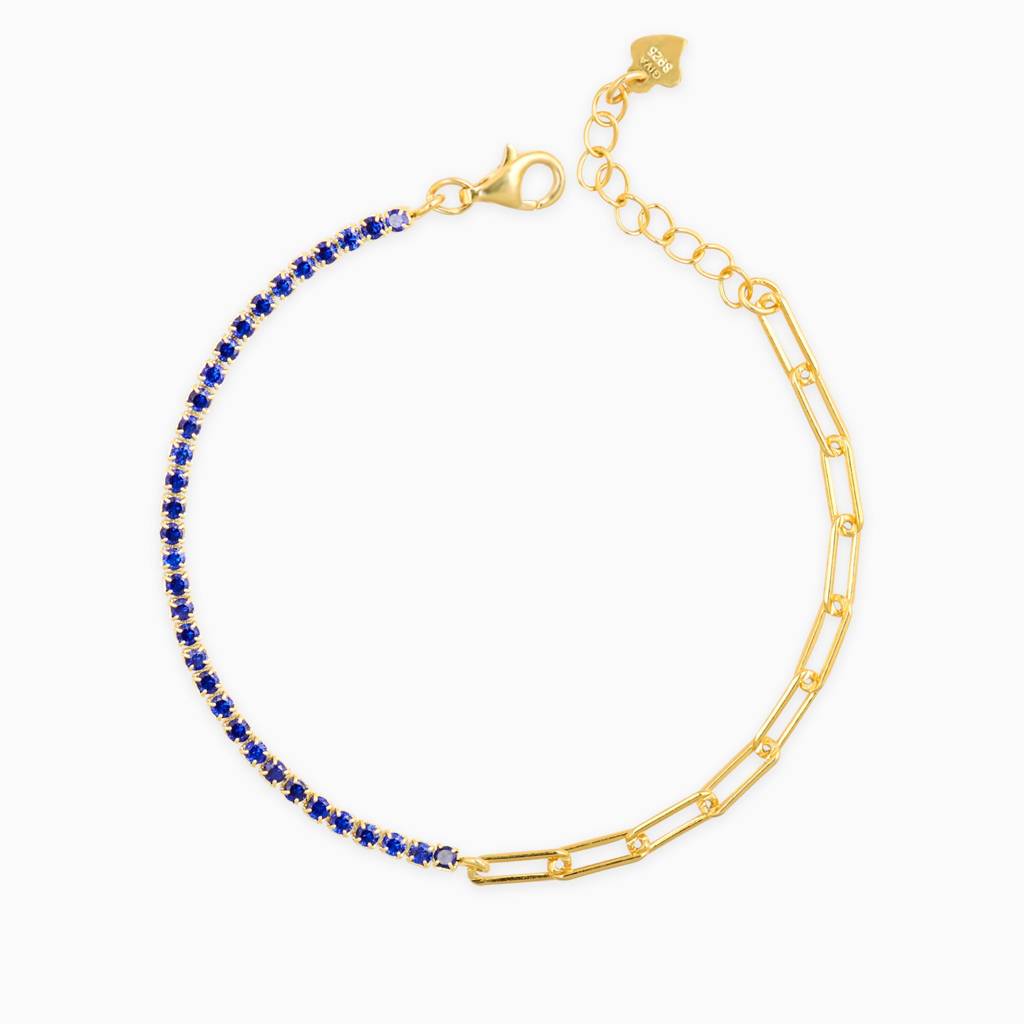 Golden Chained Streamer Bracelet : BR0284