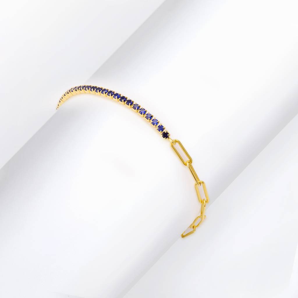 Golden Chained Streamer Bracelet : BR0284