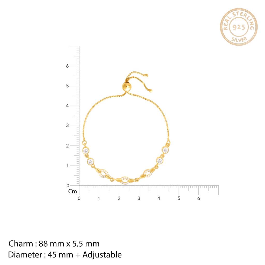 Golden Frozen Elsa Bracelet : BR0285
