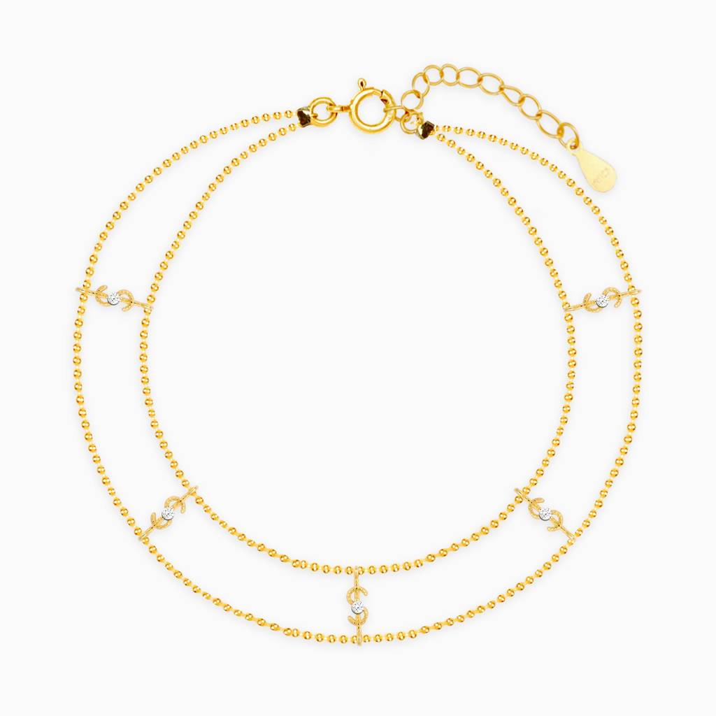 Golden Gutsy Statement Bracelet : BR0287