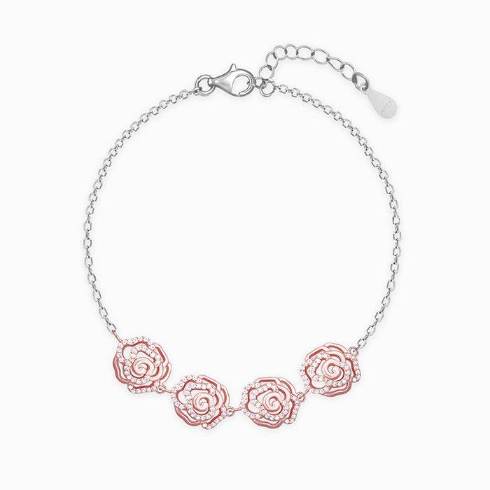 Rose Gold Floral Ecstacy Bracelet : BR0327