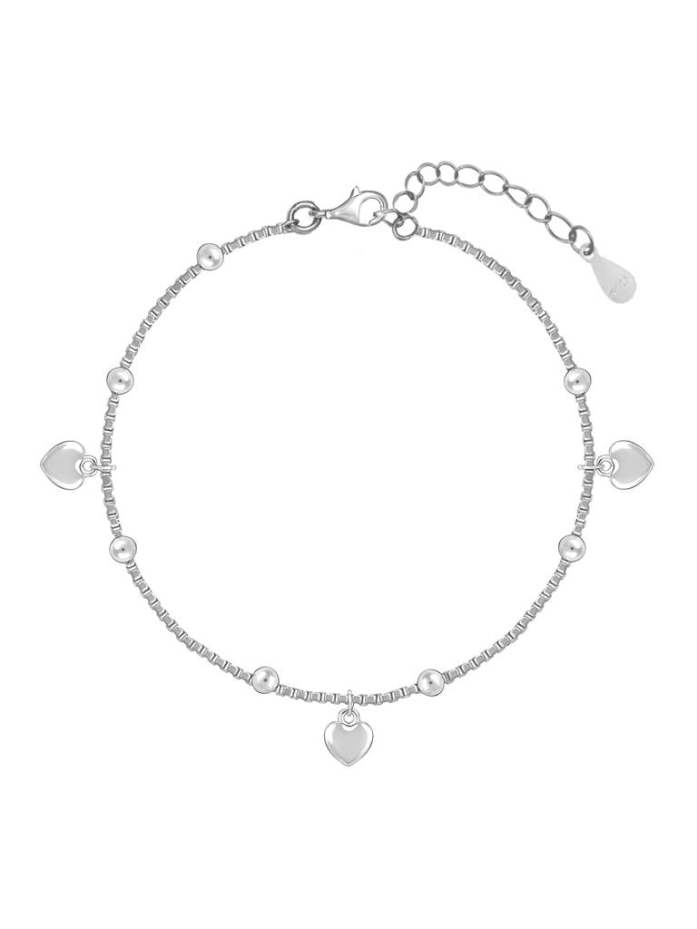 GIVA 925 Sterling Silver Hearts Full of Love Bracelet