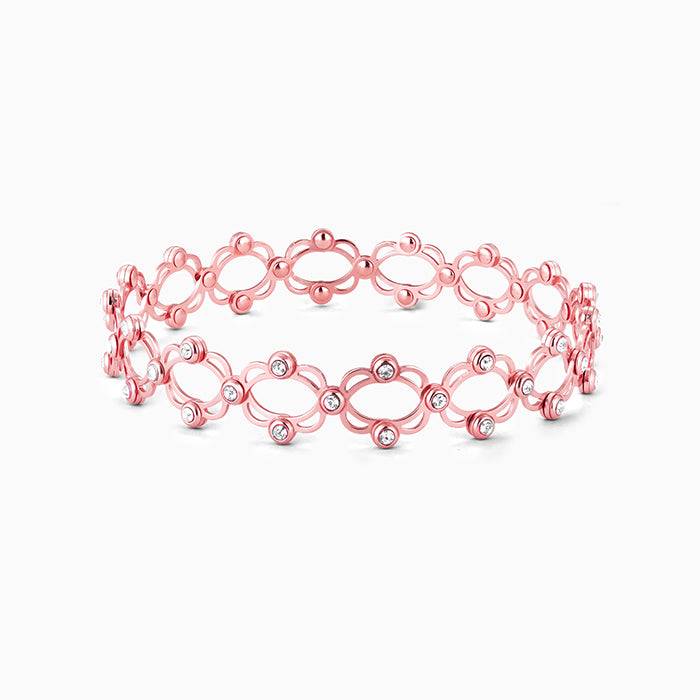 925 Silver Anushka Sharma Rose Gold Supple Bracelet : BR044