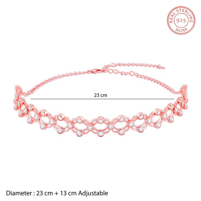 Giva 925 Silver Rose Gold Supple Set Of Three| Gifts For Women And Girls | With Certificat : BR044PD02290ER02538