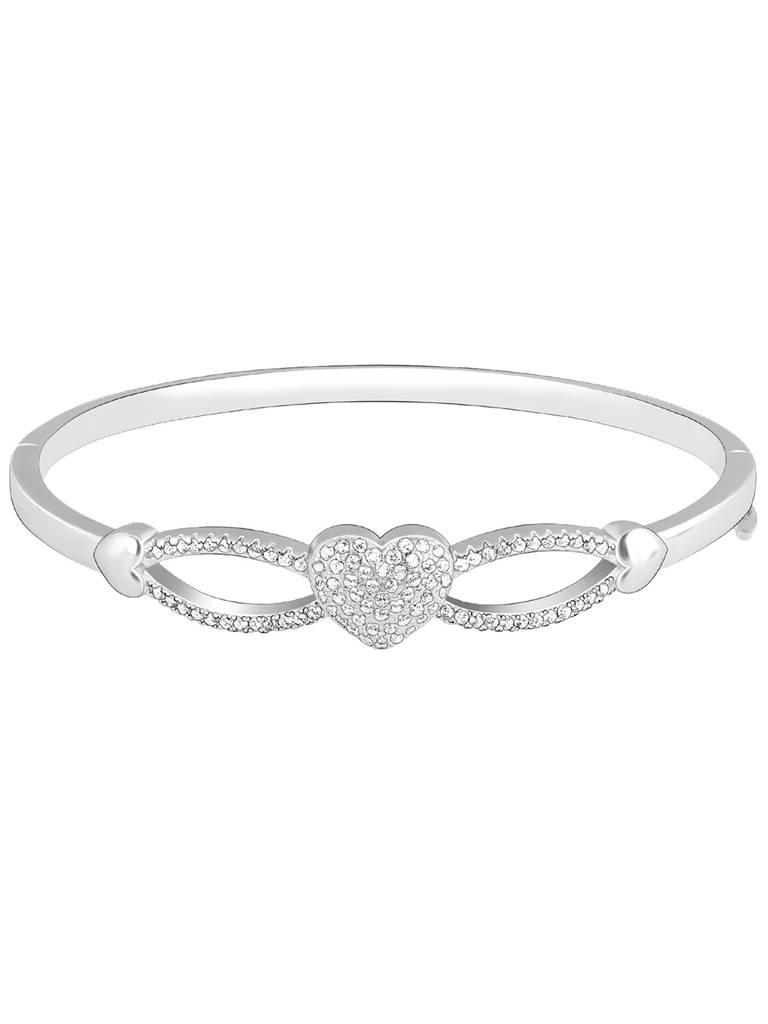 GIVA 925 Sterling Silver Sparkling Love Bracelet