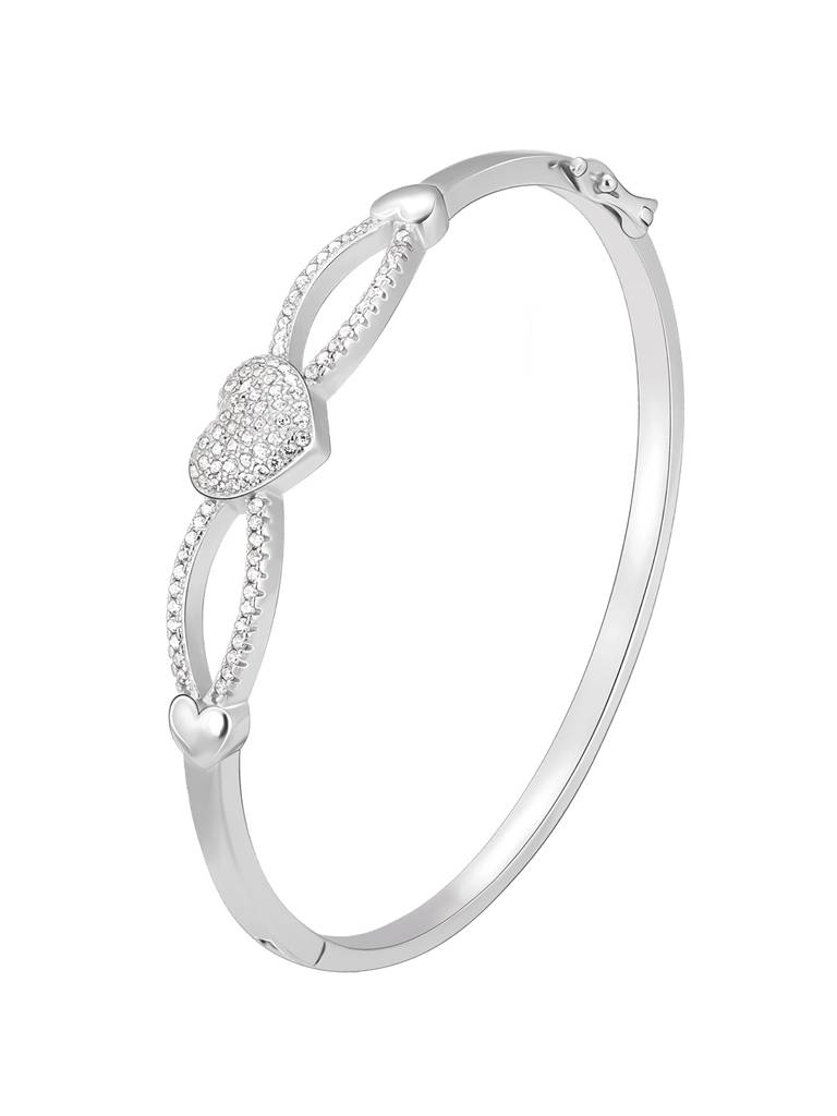 GIVA 925 Sterling Silver Sparkling Love Bracelet