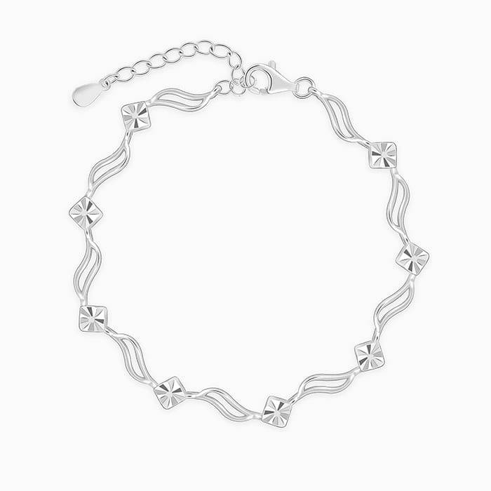 Silver Flamboyant Bracelet : BR0485