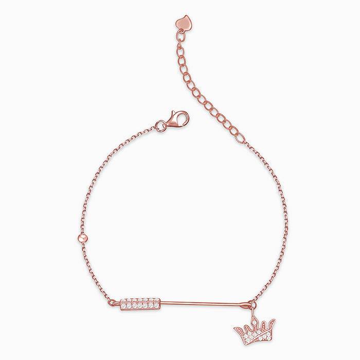 Anushka Sharma Rose Gold Crown Bracelet : BR048