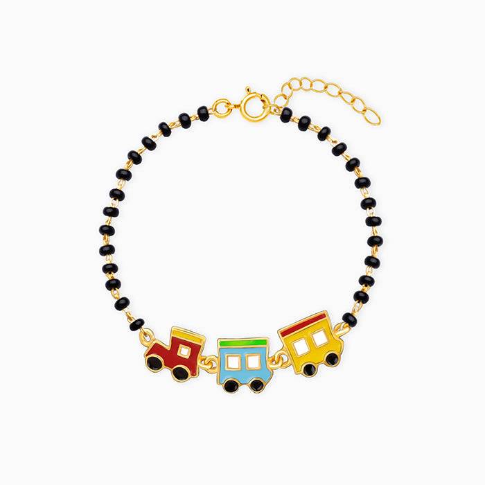 Golden Choo Choo Train Infant Bracelet (0-18 Months) : BR0526