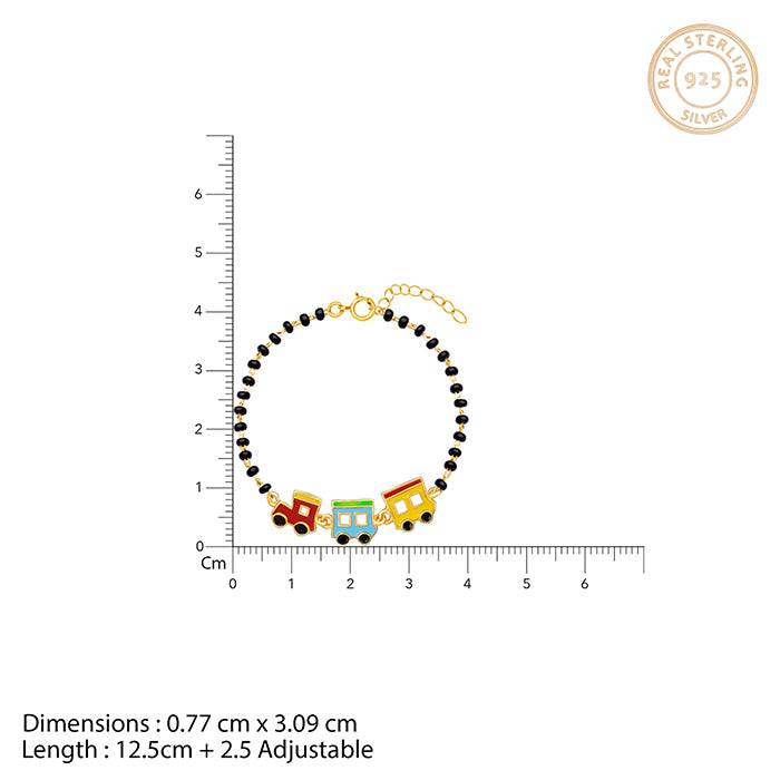 Golden Choo Choo Train Infant Bracelet (0-18 Months) : BR0526