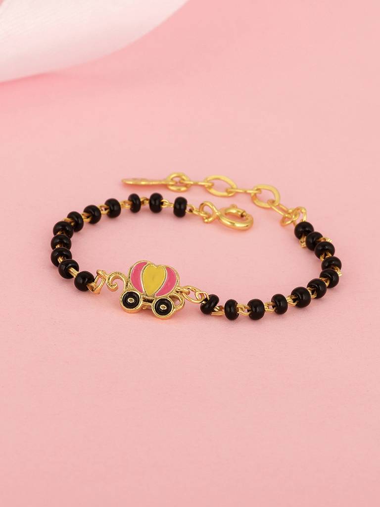 GIVA 925 Sterling Silver Golden Fairy Tale Infant Bracelet