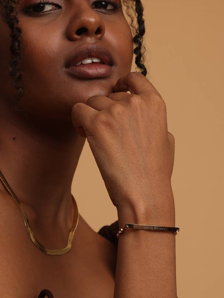 Women Gold-Plated Wraparound Bracelet : BR059