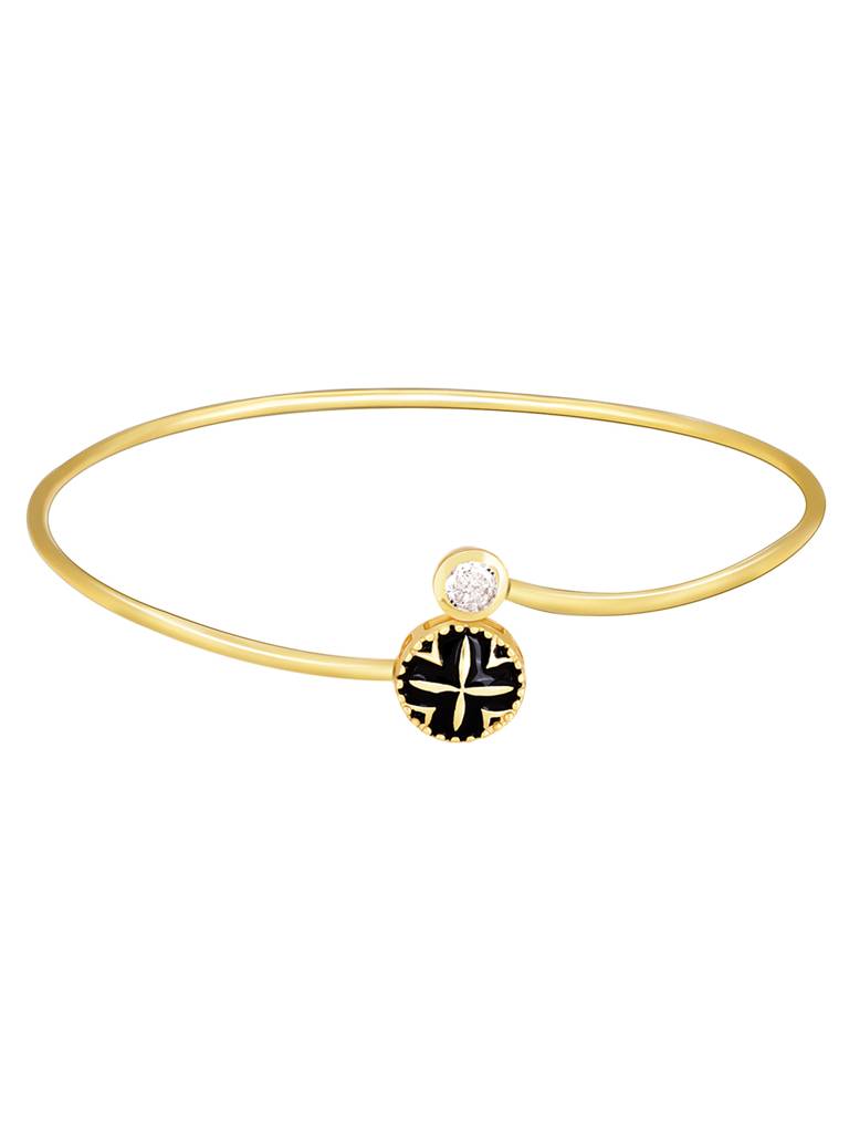 GIVA 925 Sterling Silver Golden Baroque Bracelet