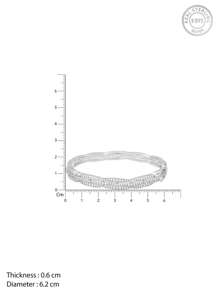 Giva 925 Sterling Silver Shiny Luxuria Bangle