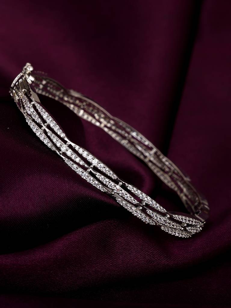 Giva 925 Sterling Silver Shiny Luxuria Bangle