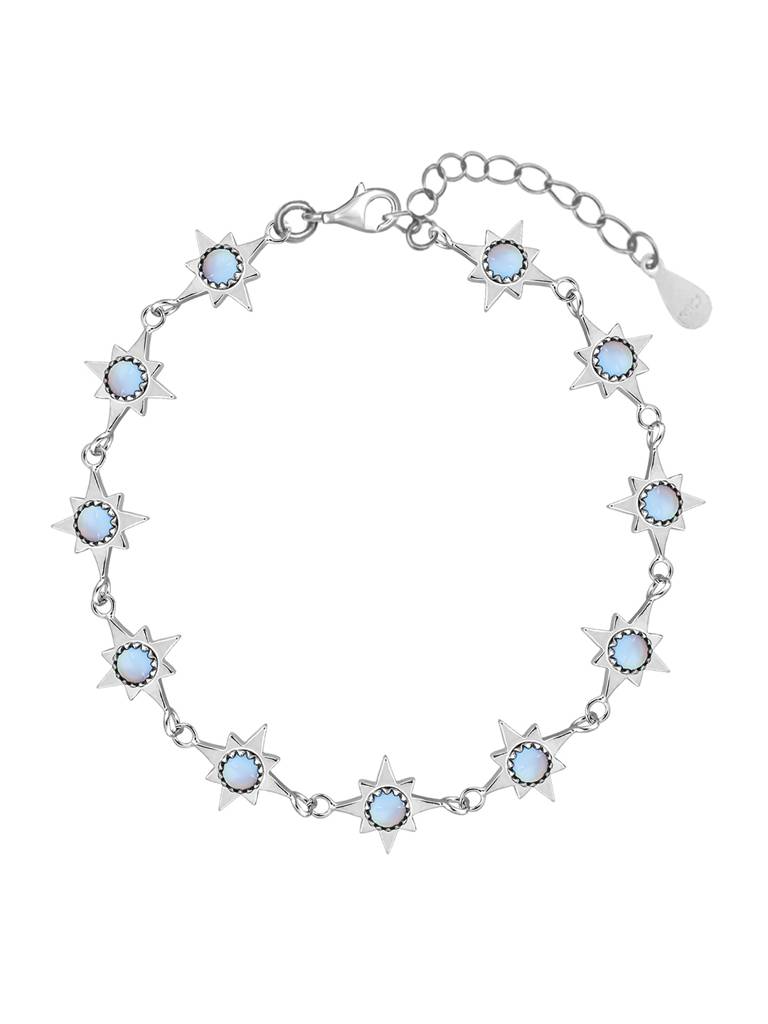 GIVA 925 Sterling Silver Sparkly Story Bracelet