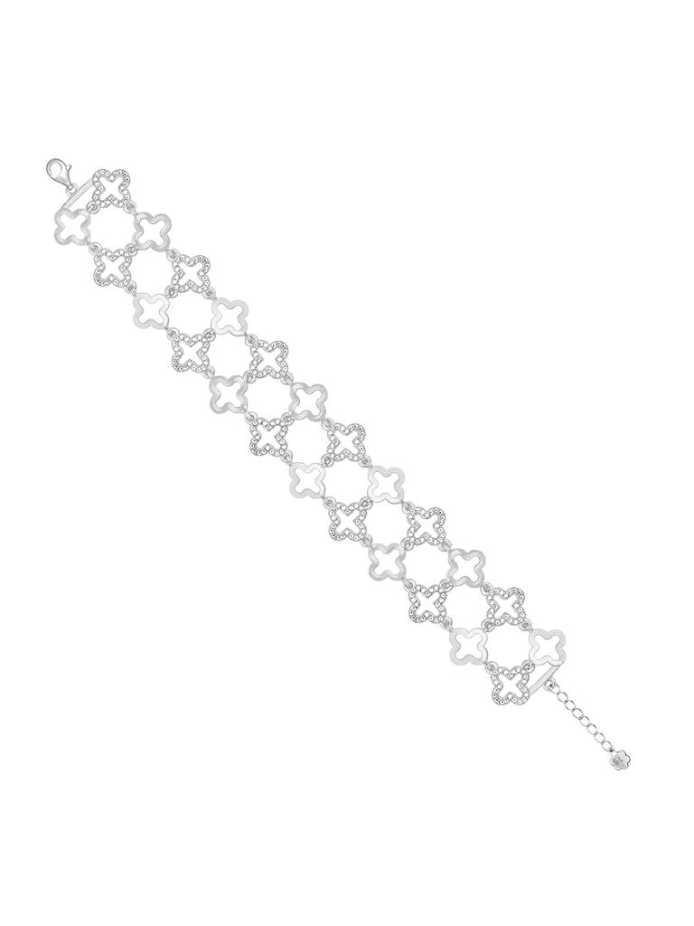 GIVA 925 Sterling Silver Anushka Sharma Silver Charming Bracelet