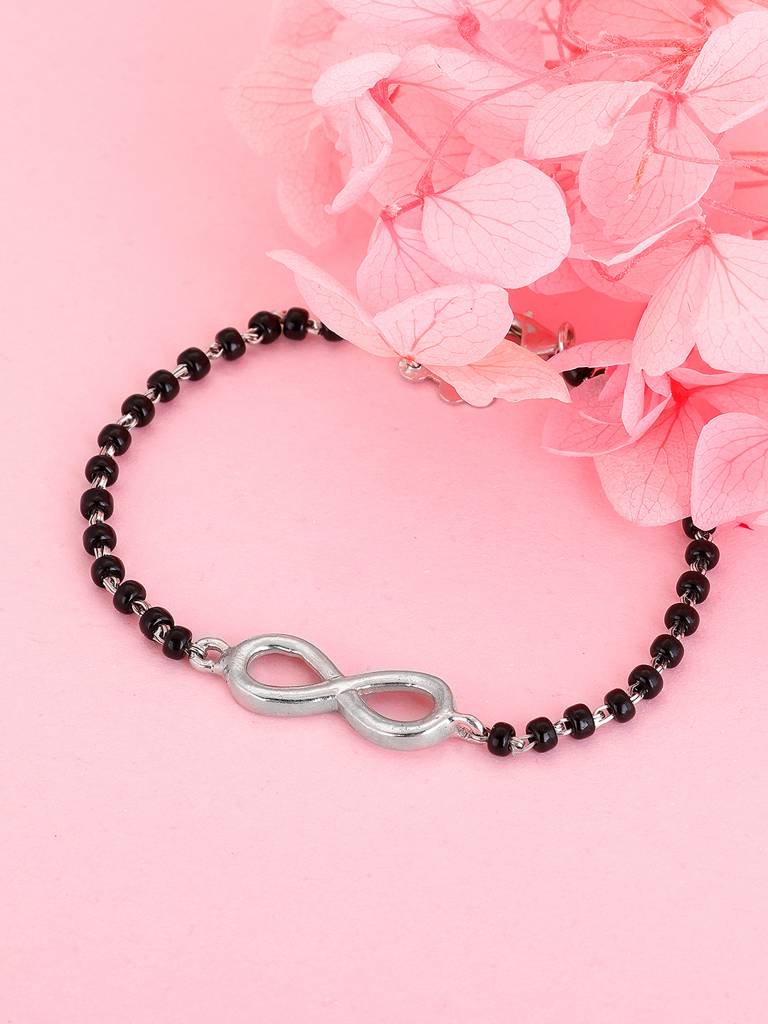 GIVA 925 Sterling Silver Infinity and Beyond Kids Nazariya Bracelet