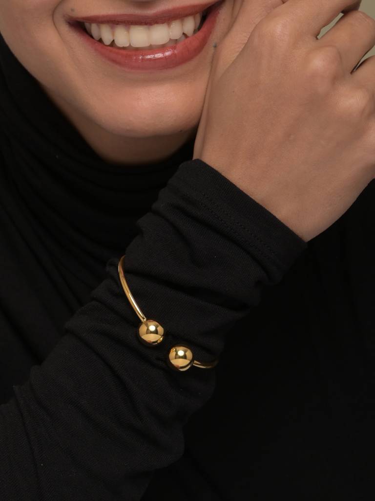 Ball Cuff Bangle Bracelet : BR068