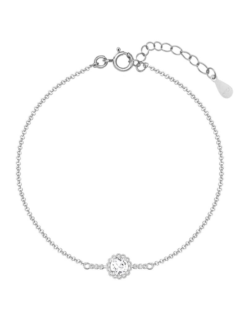 Giva 925 Sterling Silver Solitaire Sunshine Bracelet