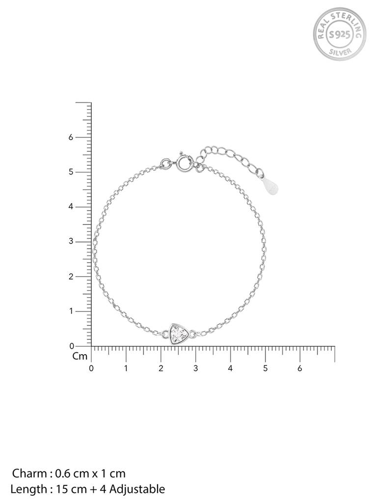 Giva 925 Sterling Silver Everyday Is Beautiful Bracelet