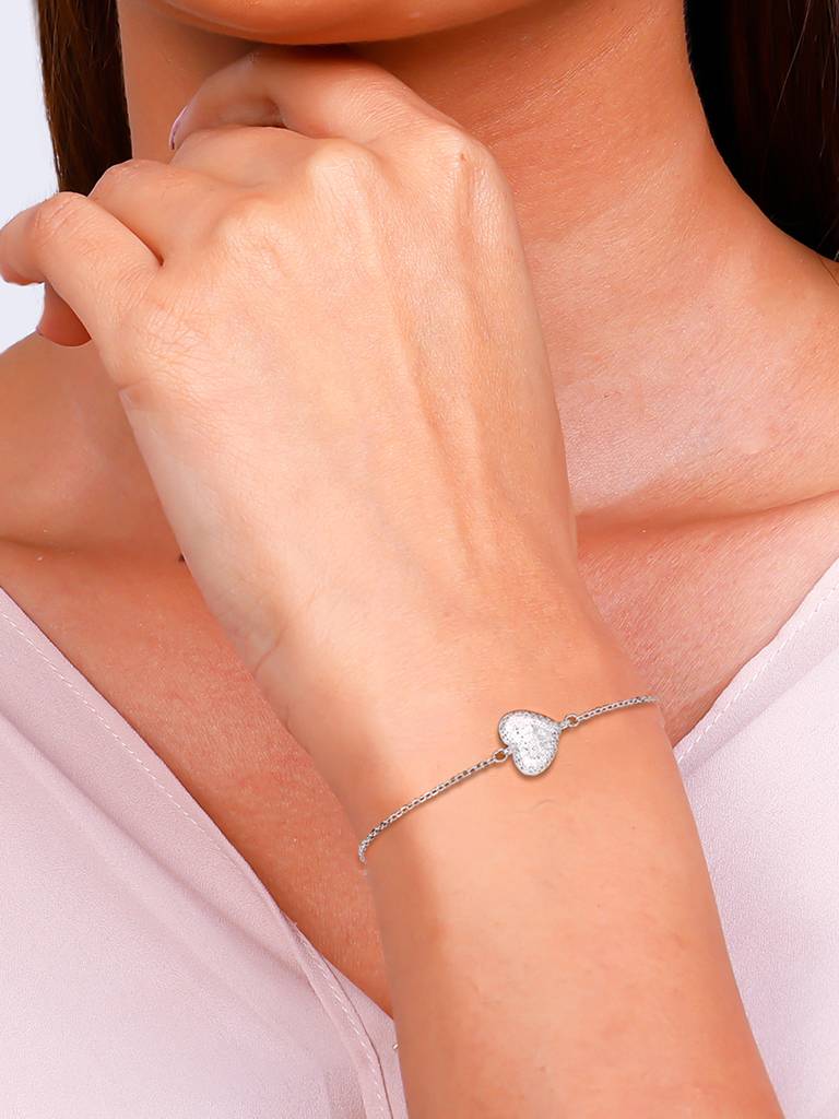 GIVA 925 Sterling Silver Filled with Love Heart Bracelet