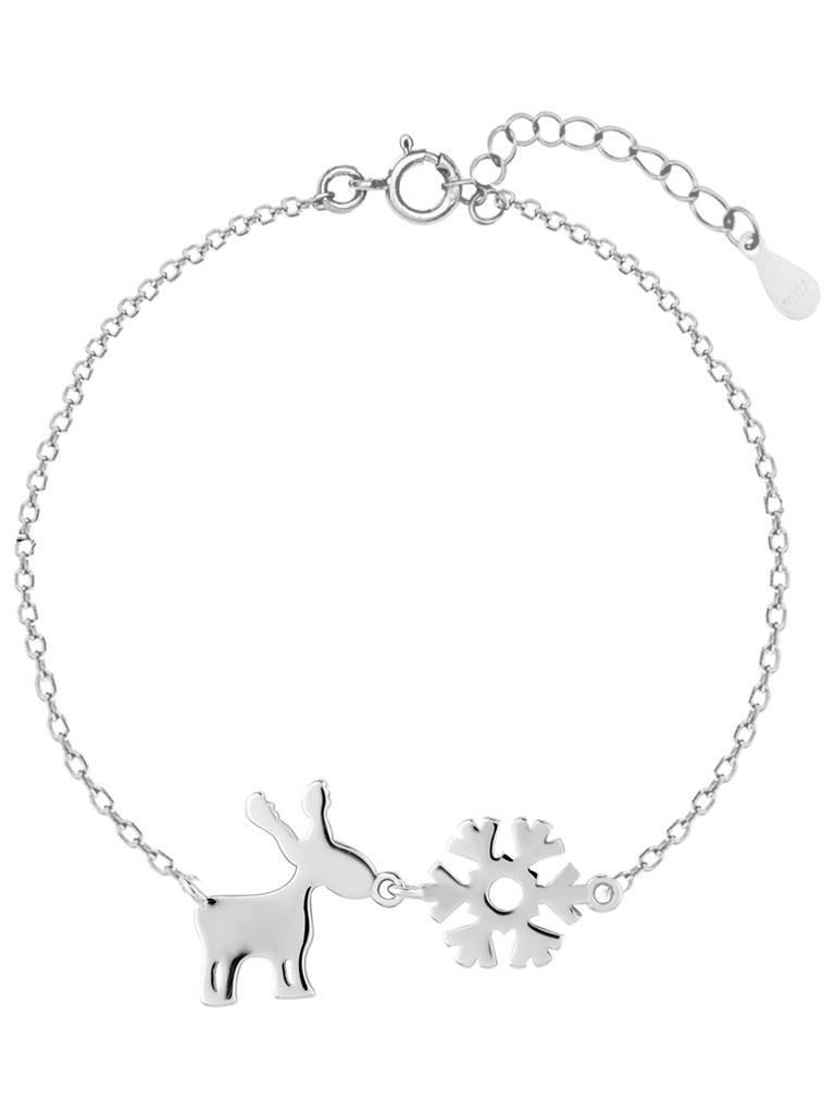 Giva 925 Sterling Silver Christmas Longing Bracelet