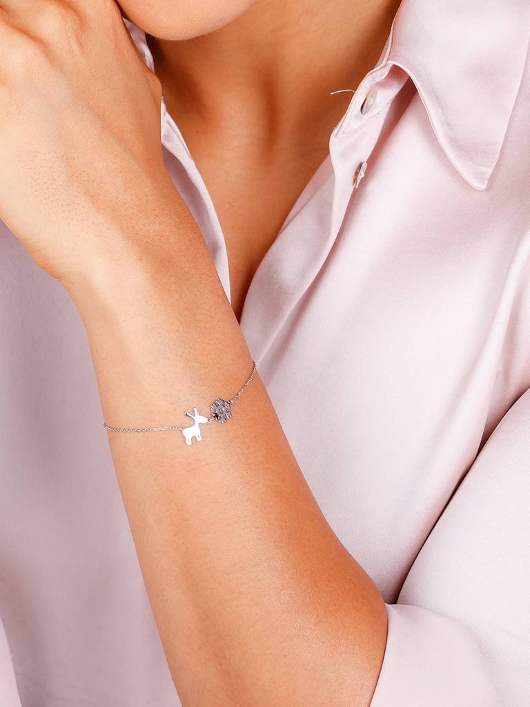 Giva 925 Sterling Silver Christmas Longing Bracelet