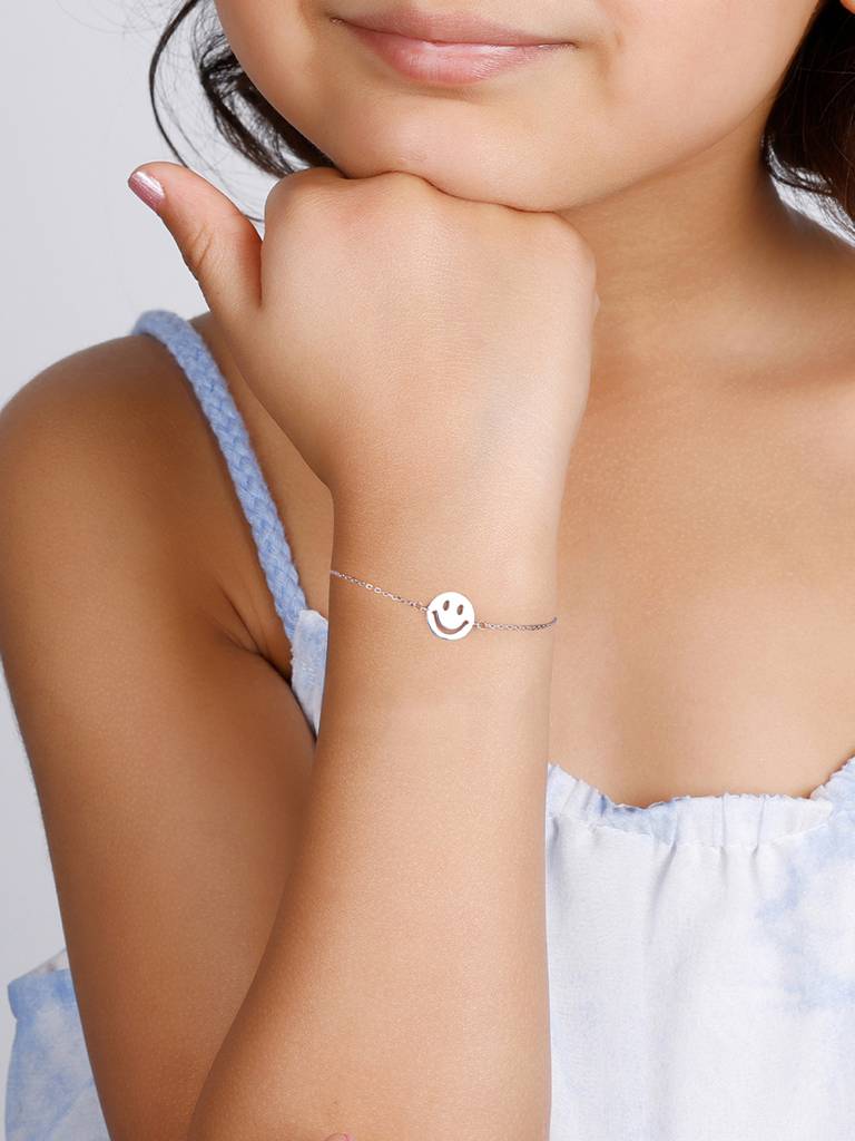 Giva 925 Sterling Silver Smiley Bracelet
